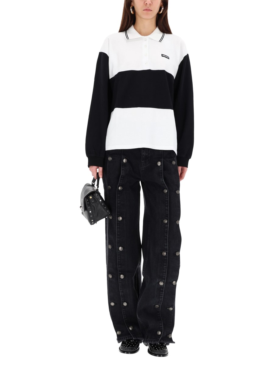 JEANS CON DETTAGLIO BOTTONI
