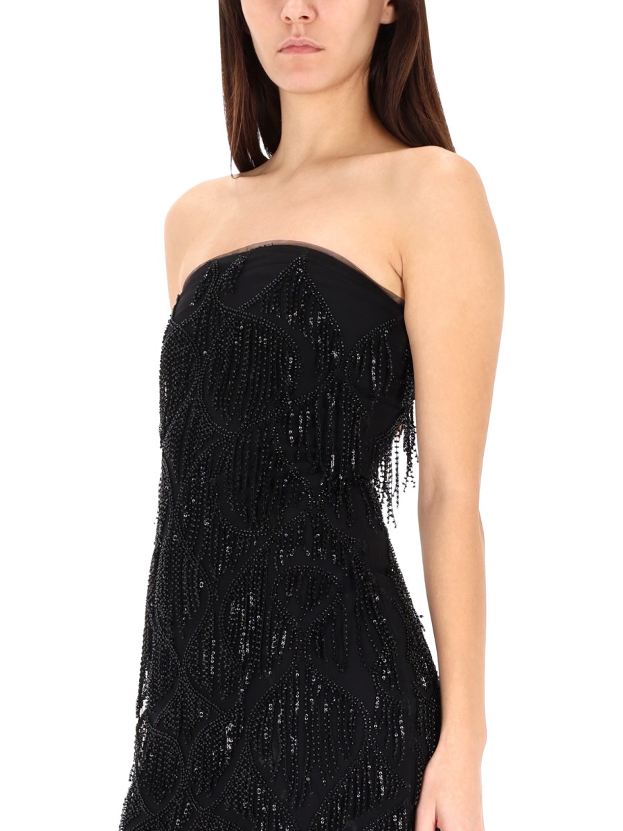 ABITO MIDI CON PAILLETTES
