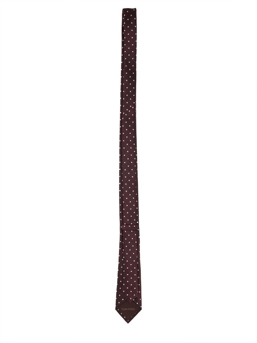 CRAVATTA SATIN POLKA DOT