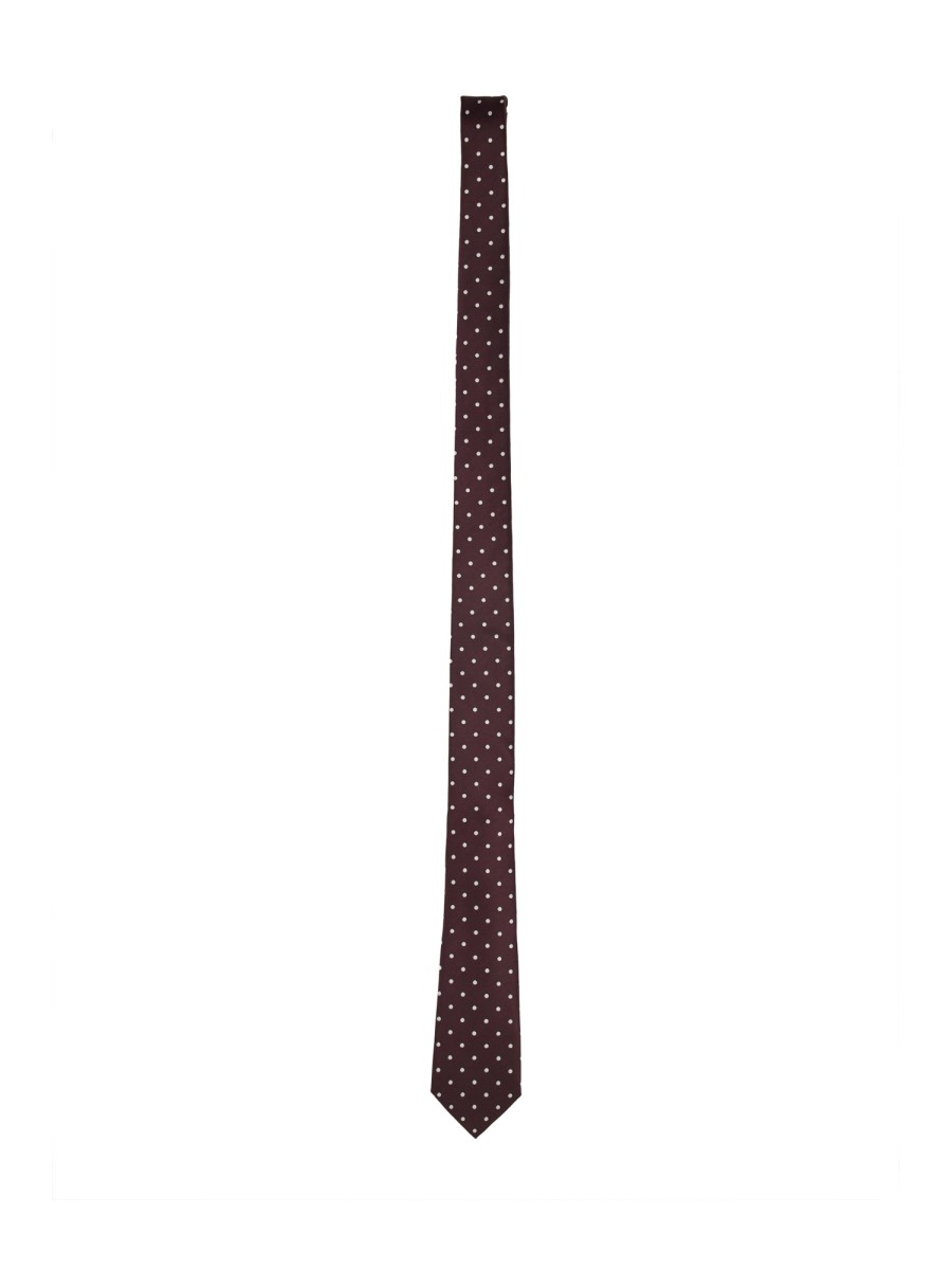 CRAVATTA SATIN POLKA DOT