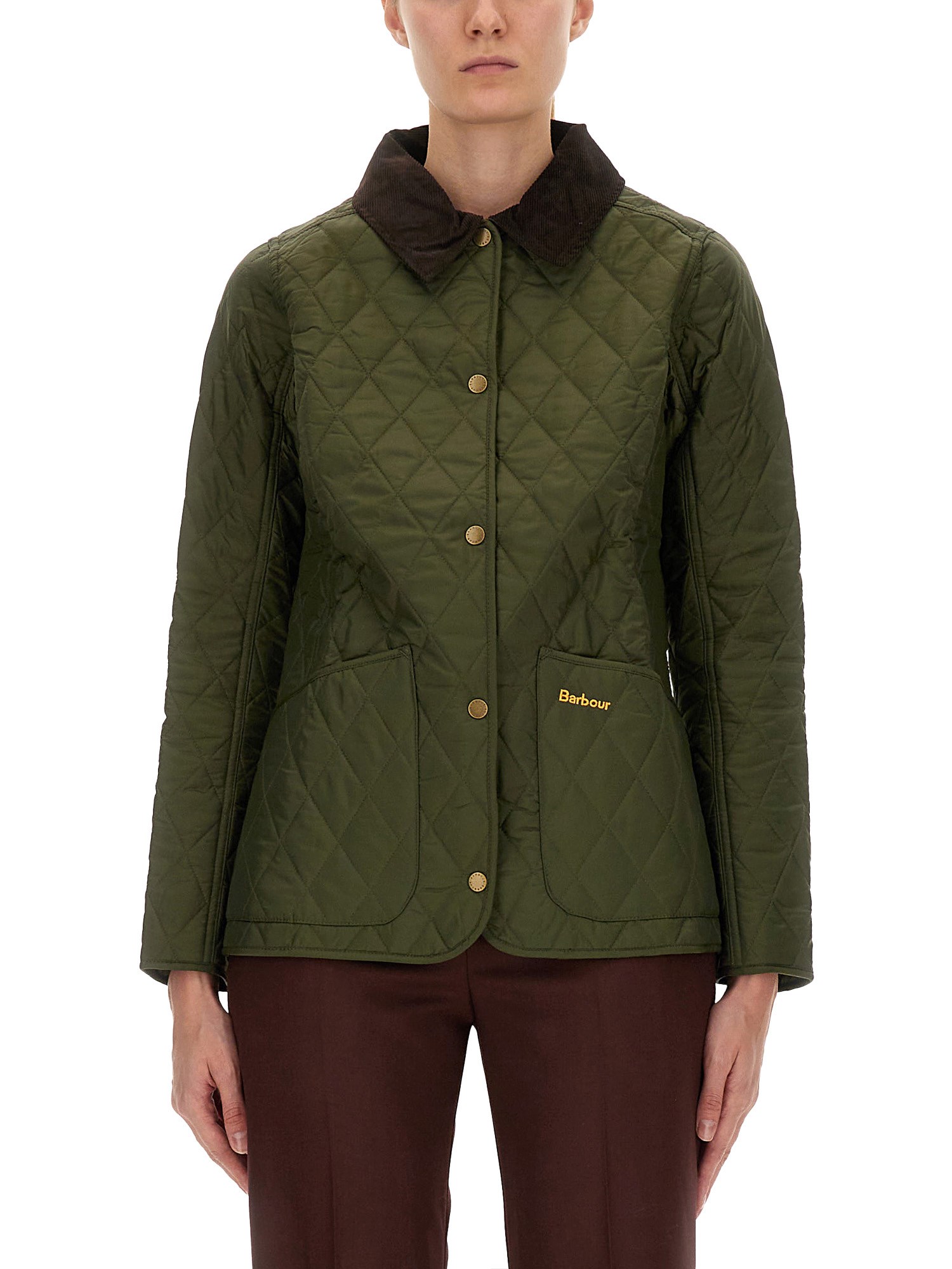 Barbour Annandale Quilted Womens Jacket In Green