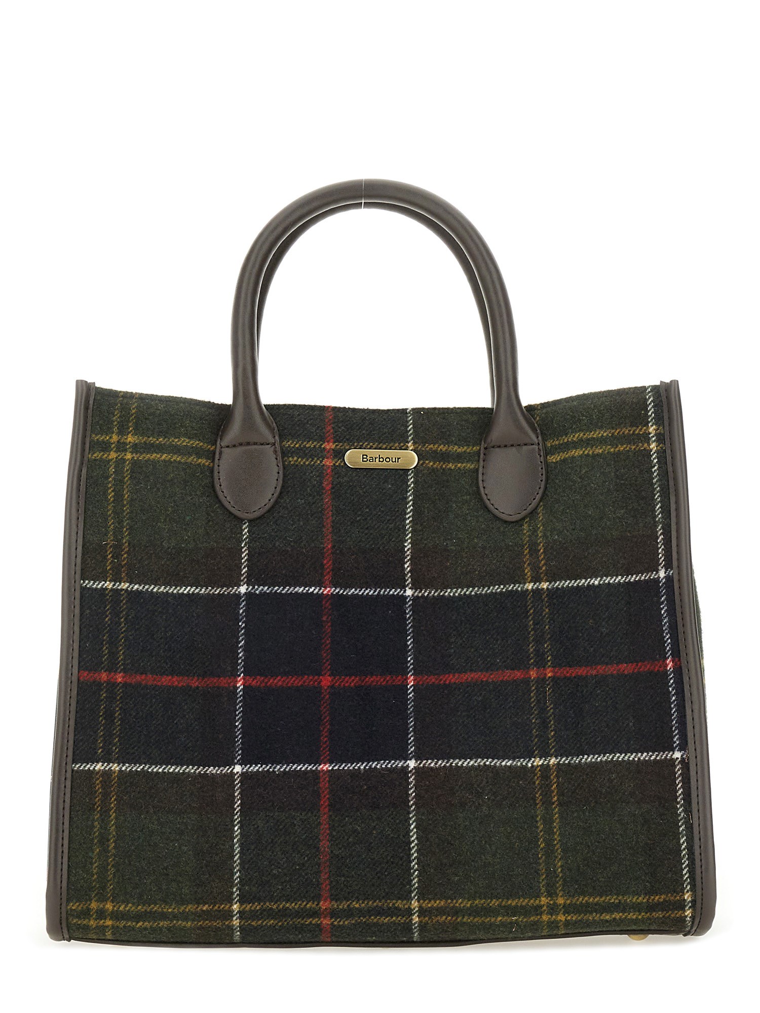 Barbour Green Handbag In Green