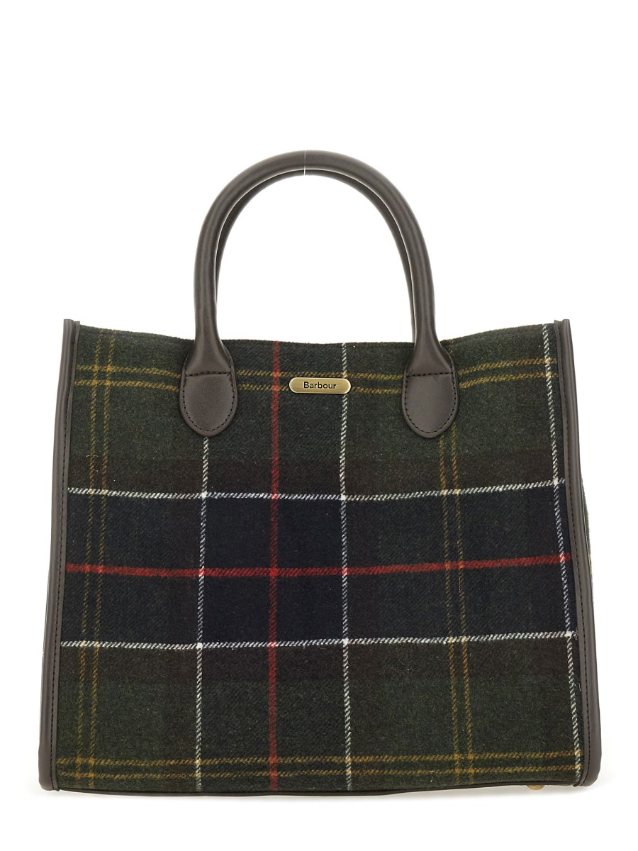 BORSA TOTE BARRHILL IN TARTAN