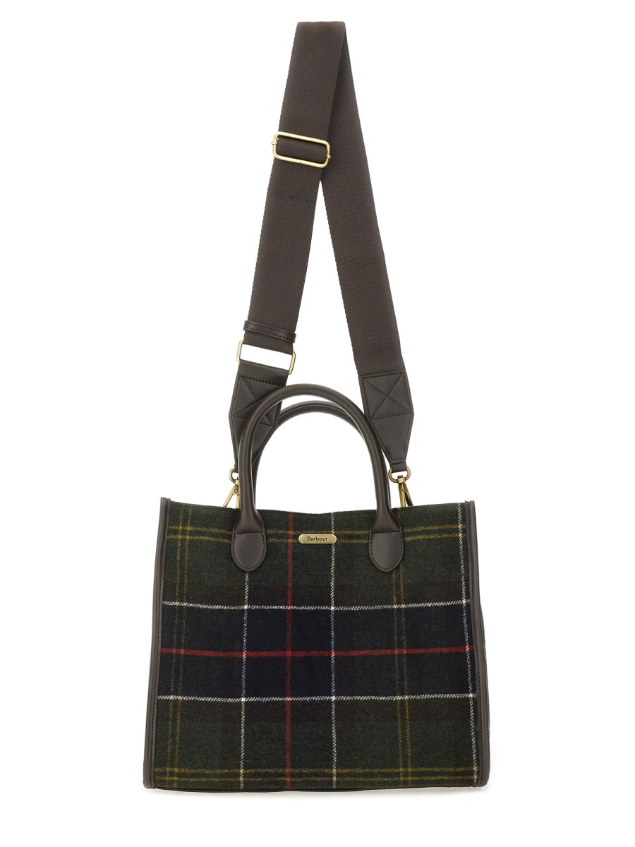 BORSA TOTE BARRHILL IN TARTAN