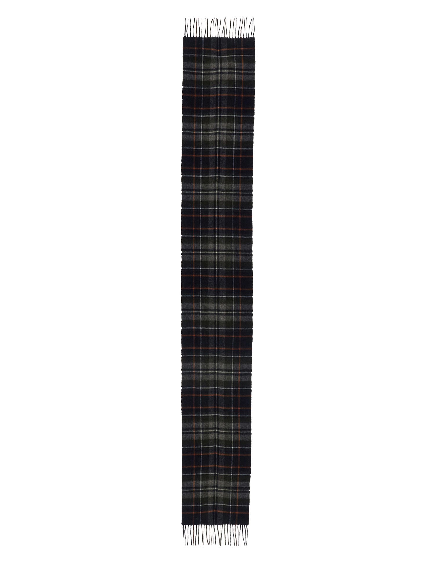 Barbour Scarf With Check Pattern In Blue