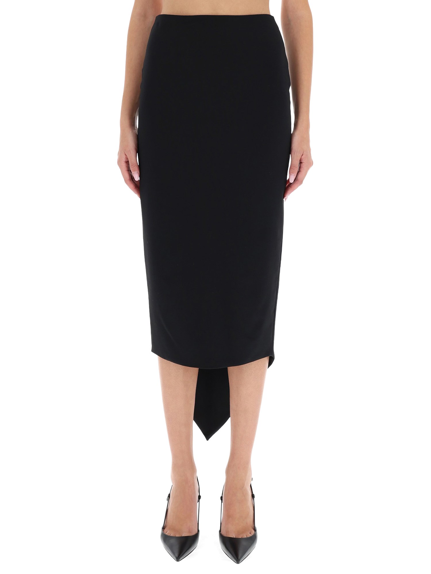 The Latest "bree" Midi Skirt In Black