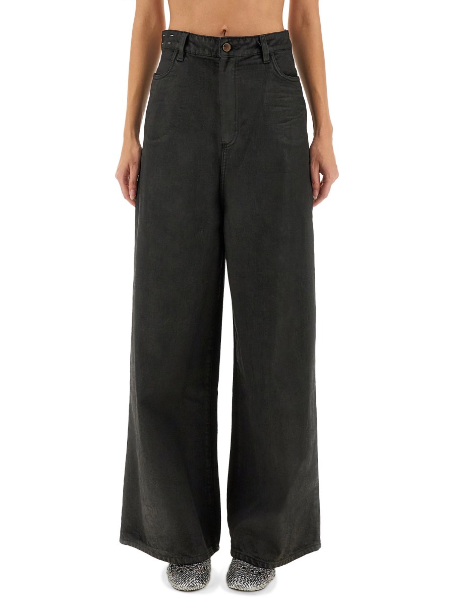 PANTALONE IN DENIM SUPER FLARE