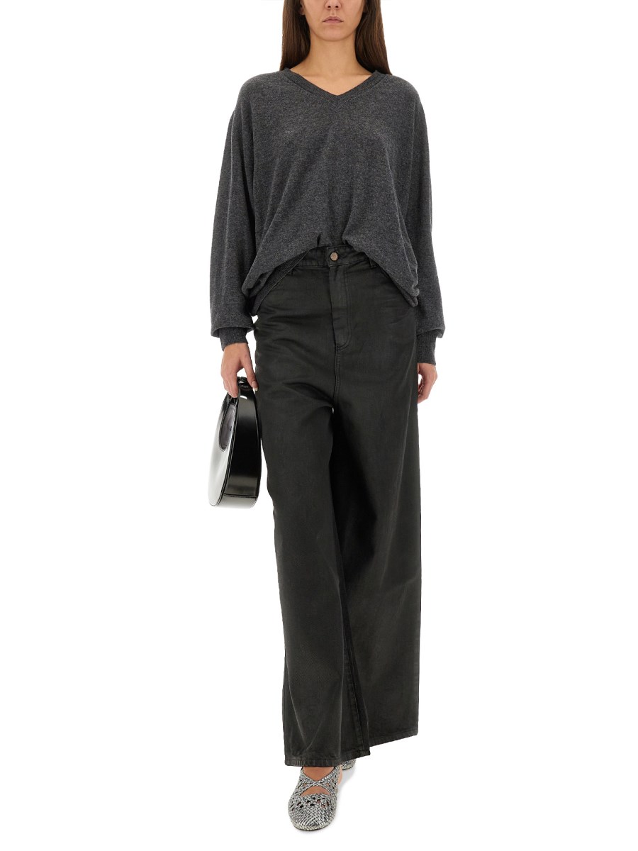 PANTALONE IN DENIM SUPER FLARE