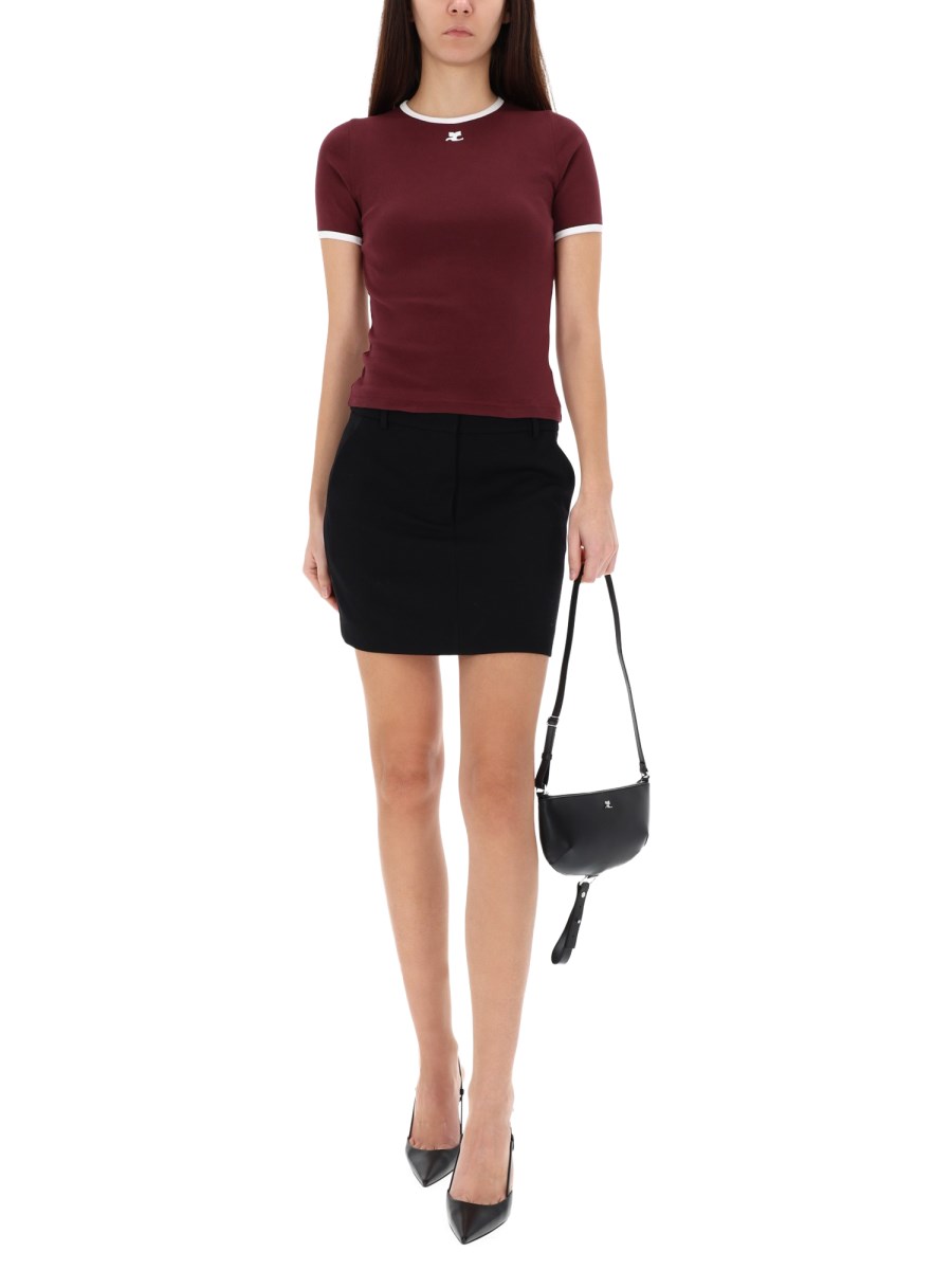 T-SHIRT SIGNATURE CONTRAST