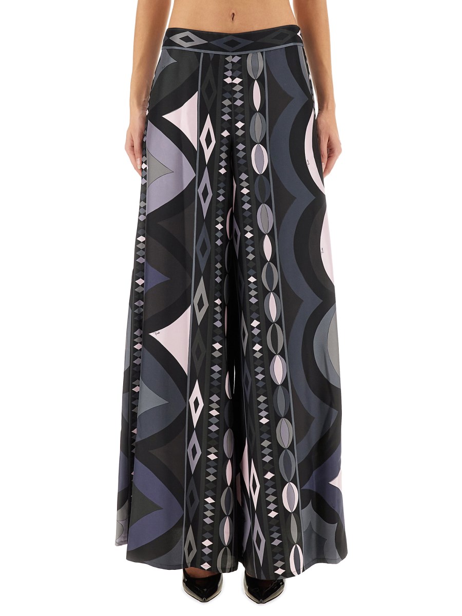 PANTALONE CON STAMPA COLLANE