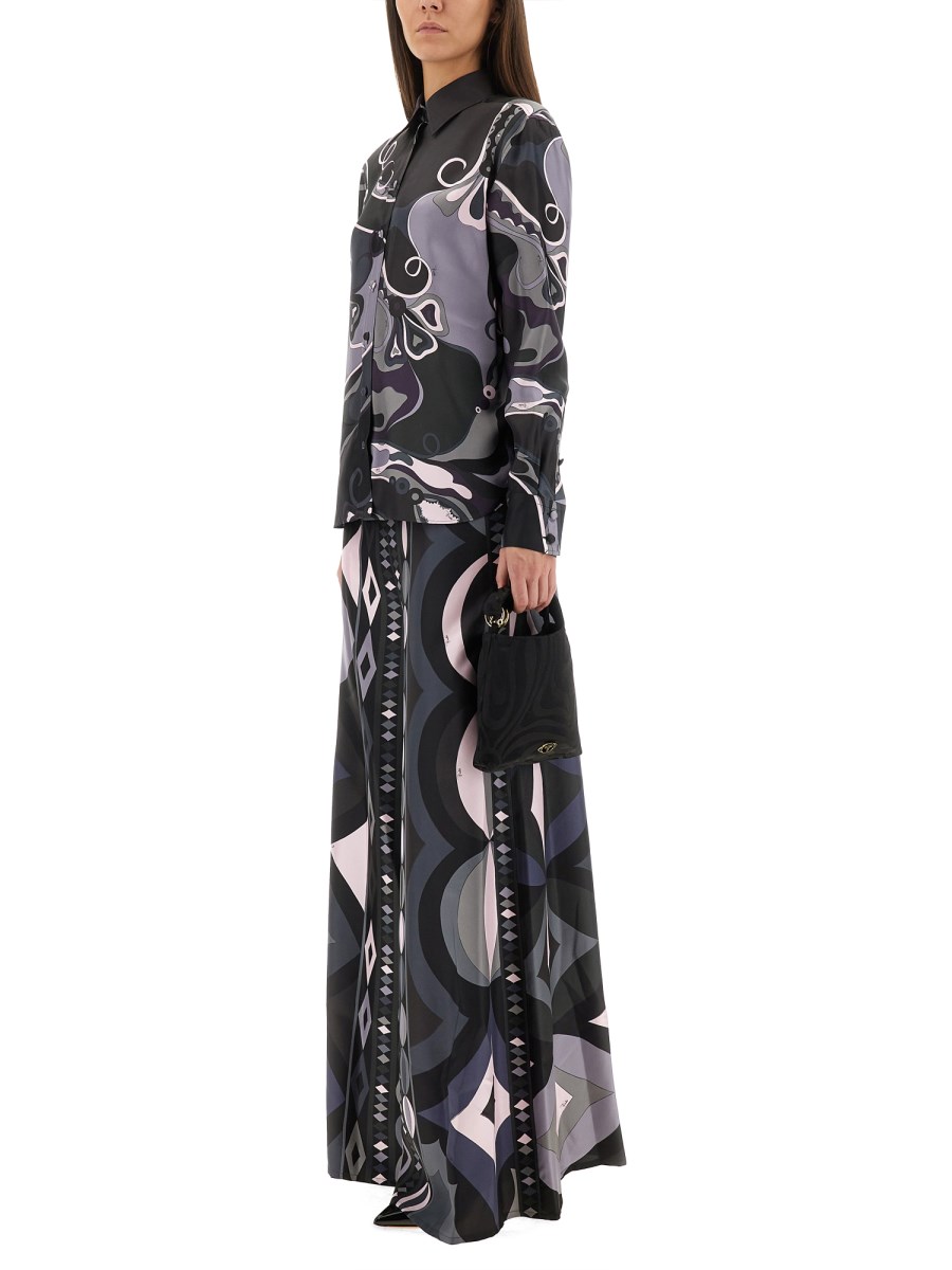 PANTALONE CON STAMPA COLLANE