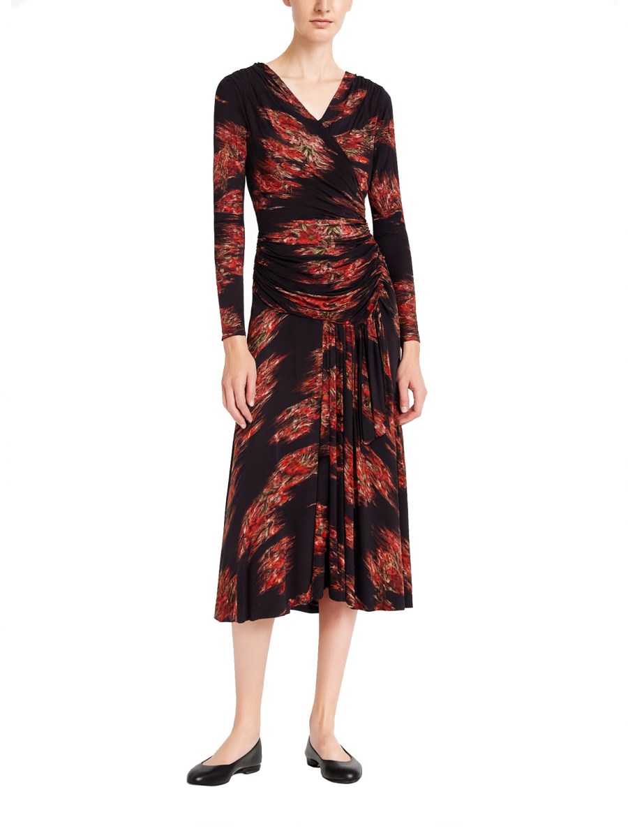 ABITO LUNGO CON STAMPA FLOREALE