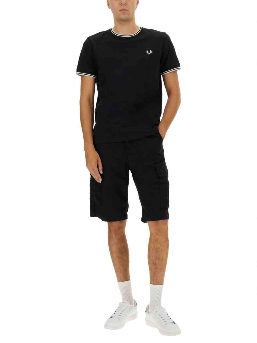 T-SHIRT CON DOPPIA RIGA