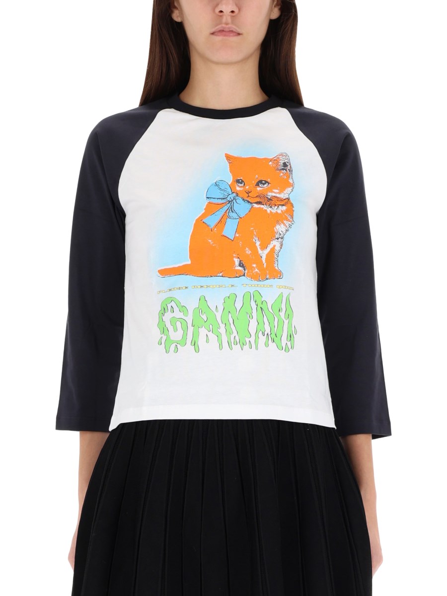 T-SHIRT CROPPED KITTY