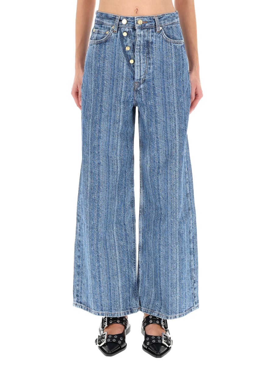 JEANS BAGGY A RIGHE