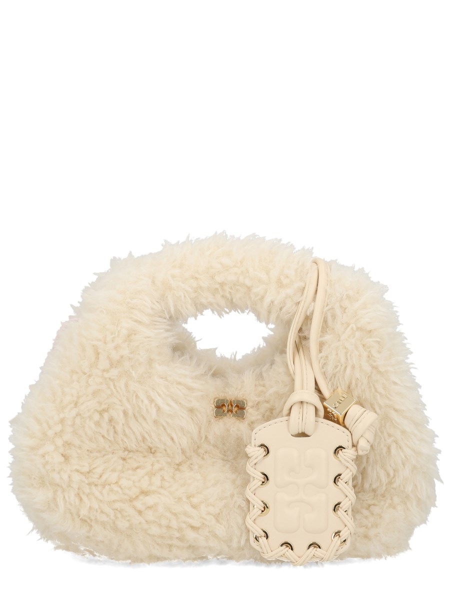 BORSA HOBO IN FAUX FUR