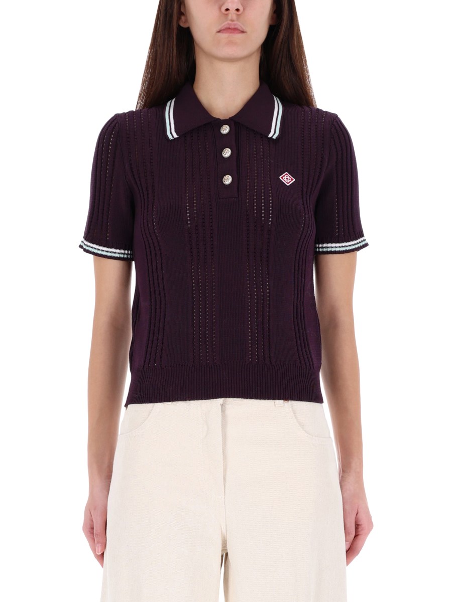 POLO IN MAGLIA DI COTONE