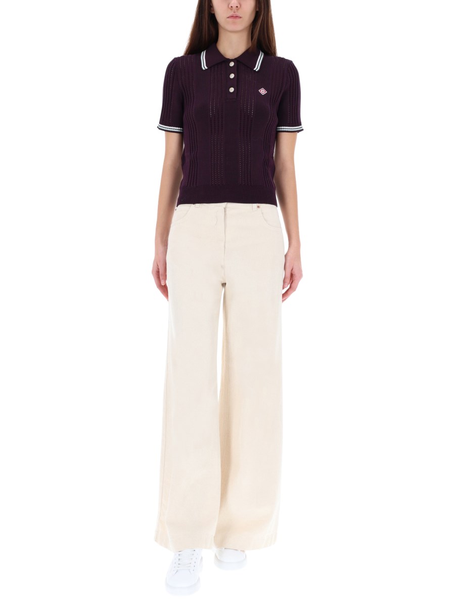 POLO IN MAGLIA DI COTONE