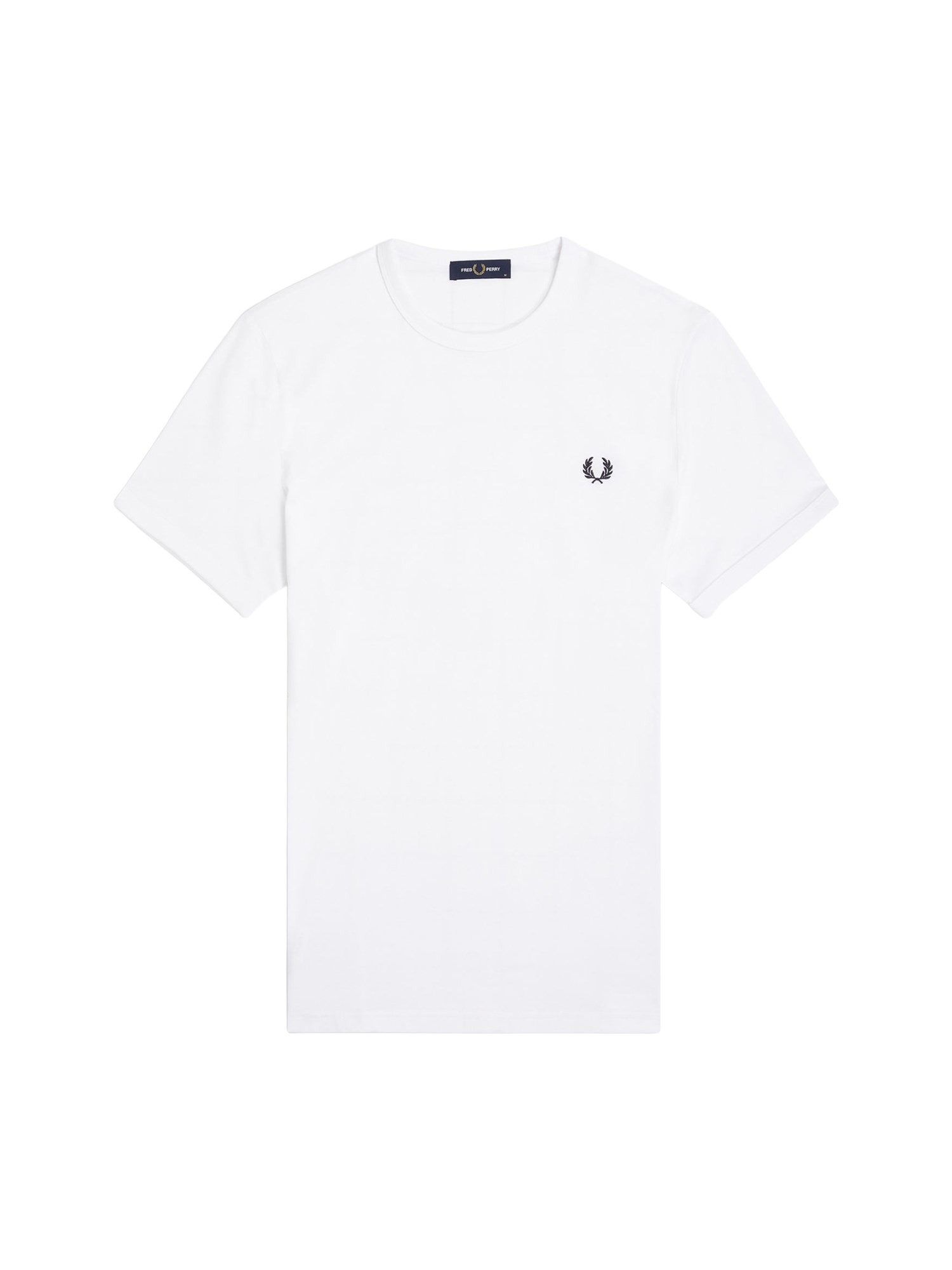 Fred Perry Classic Crew Neck Tee In White