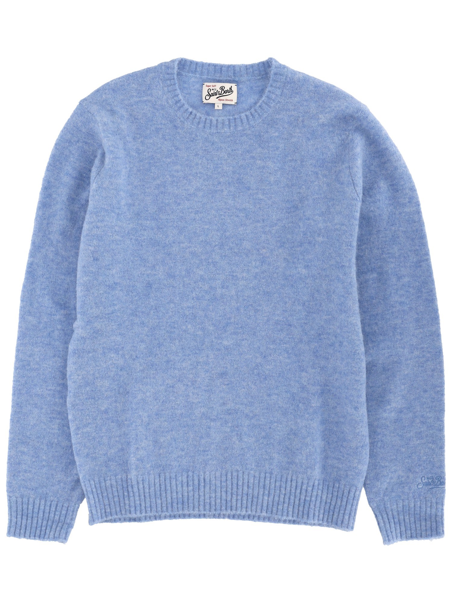 Mc2 Saint Barth Wool Sweater In Blue