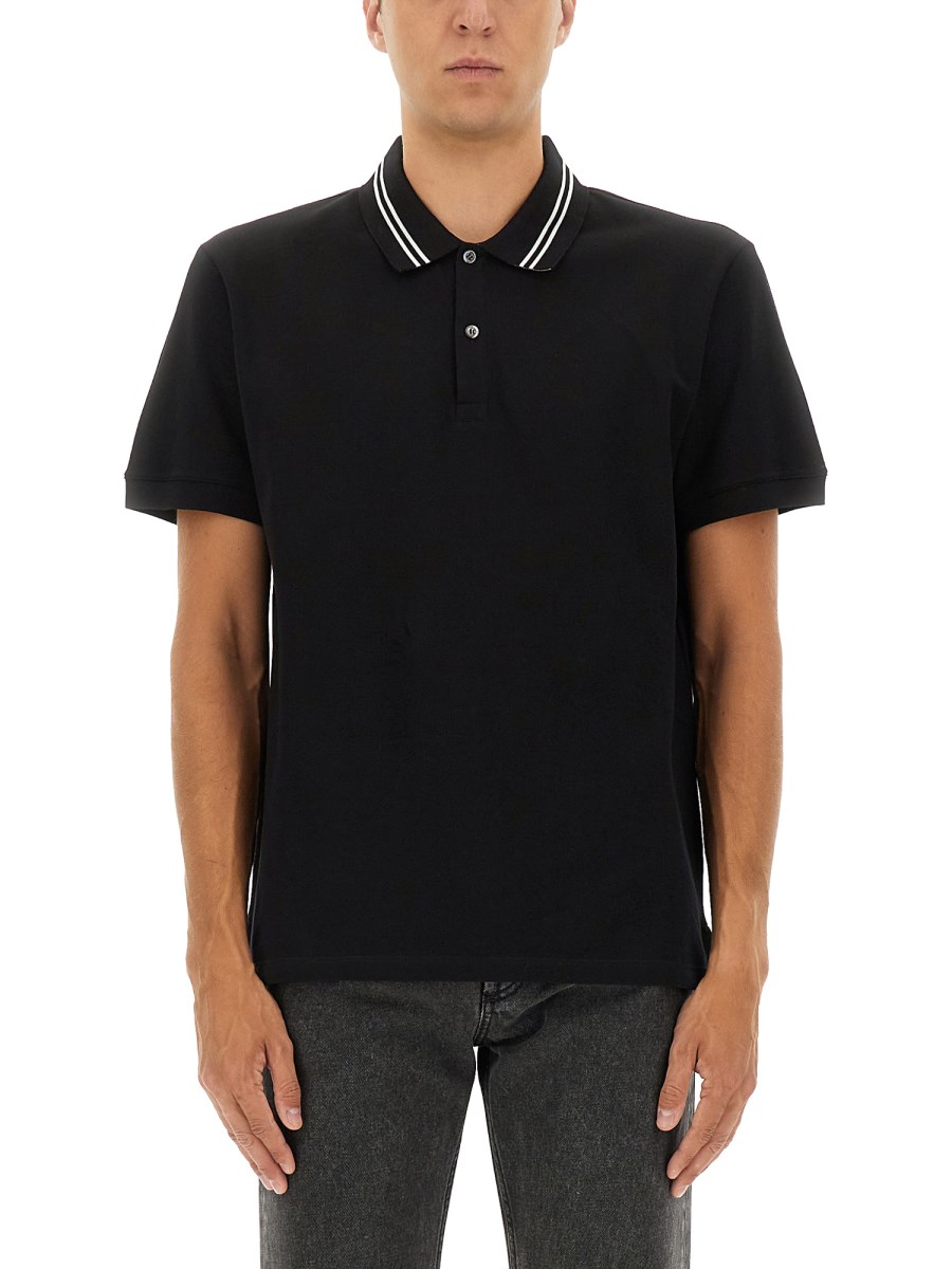 POLO CON LOGO SUL COLLETTO 