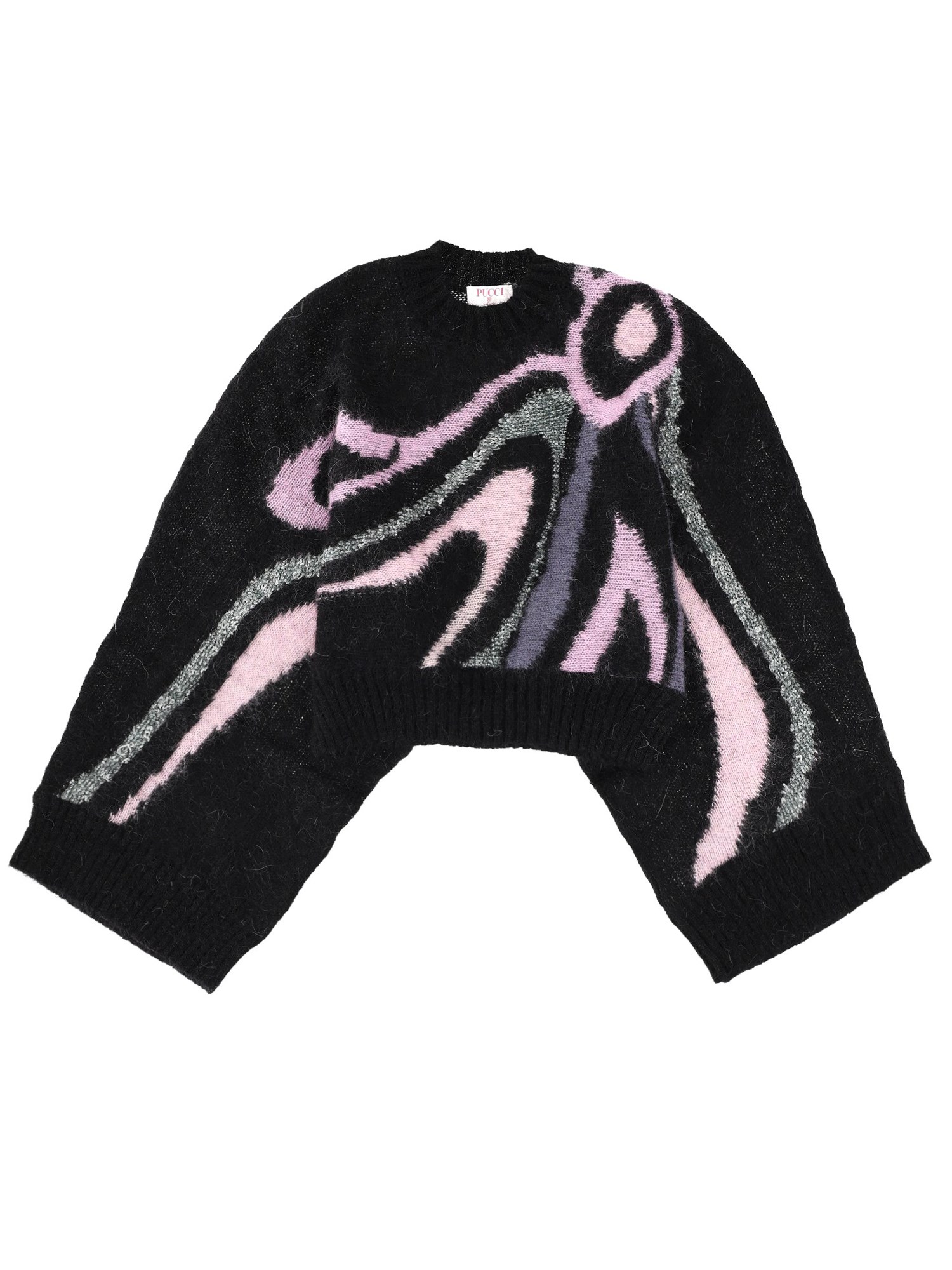 pucci “marble inlay” print sweater