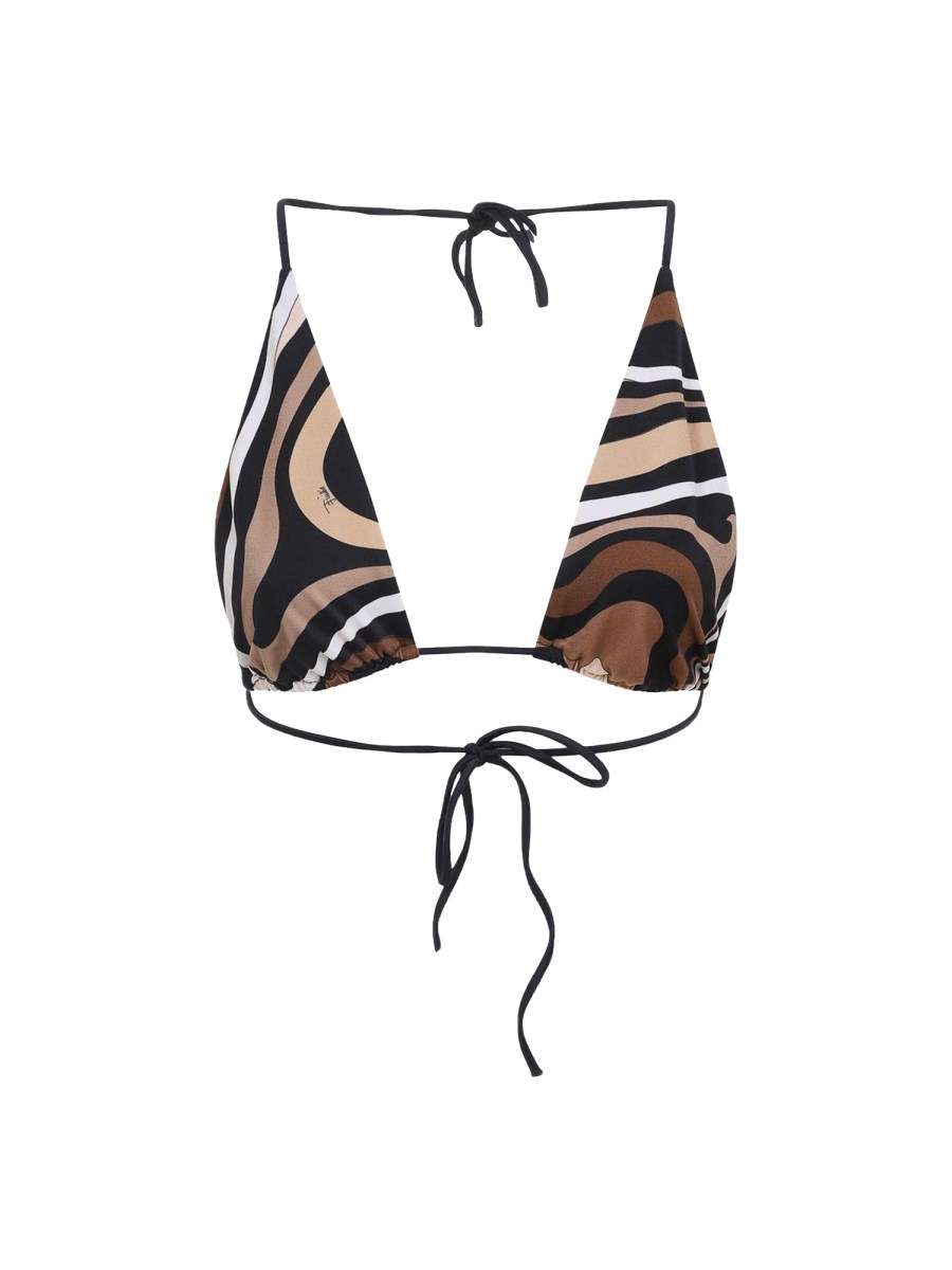 TOP BIKINI STAMPA MARMO