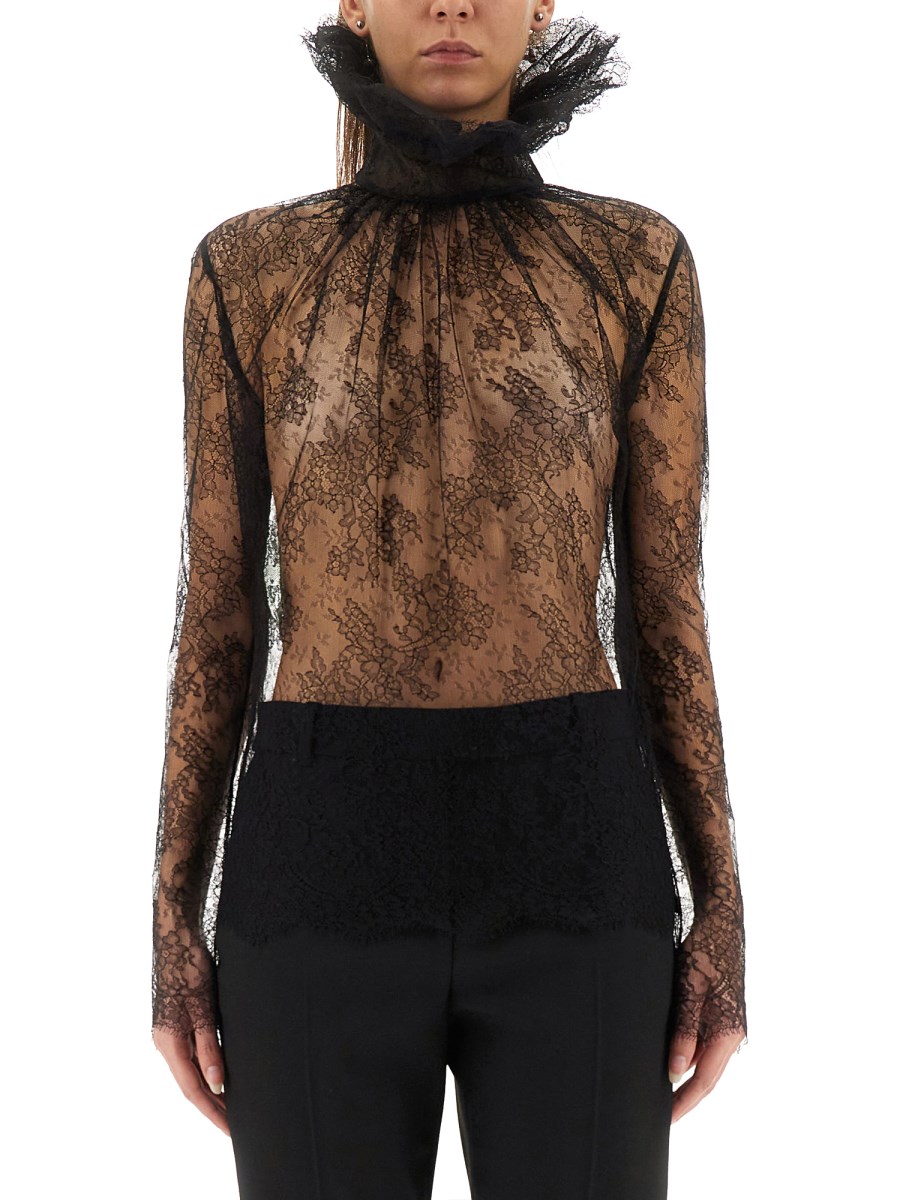TOP IN PIZZO FLOREALE
