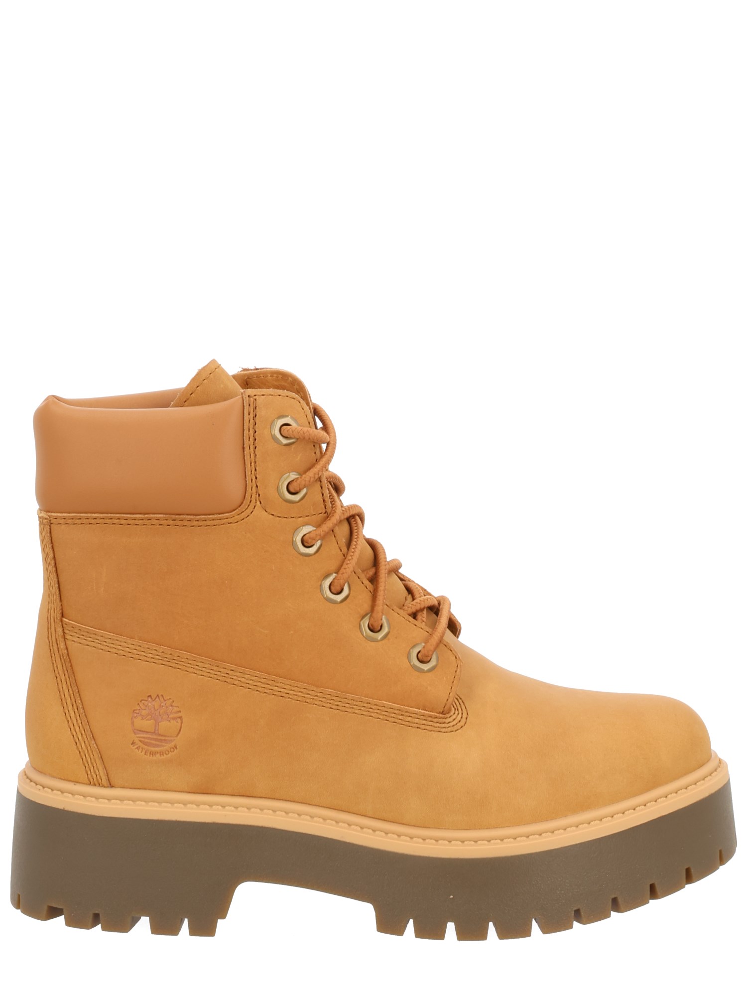 Timberland Waterproof Lace-up Boot In Orange