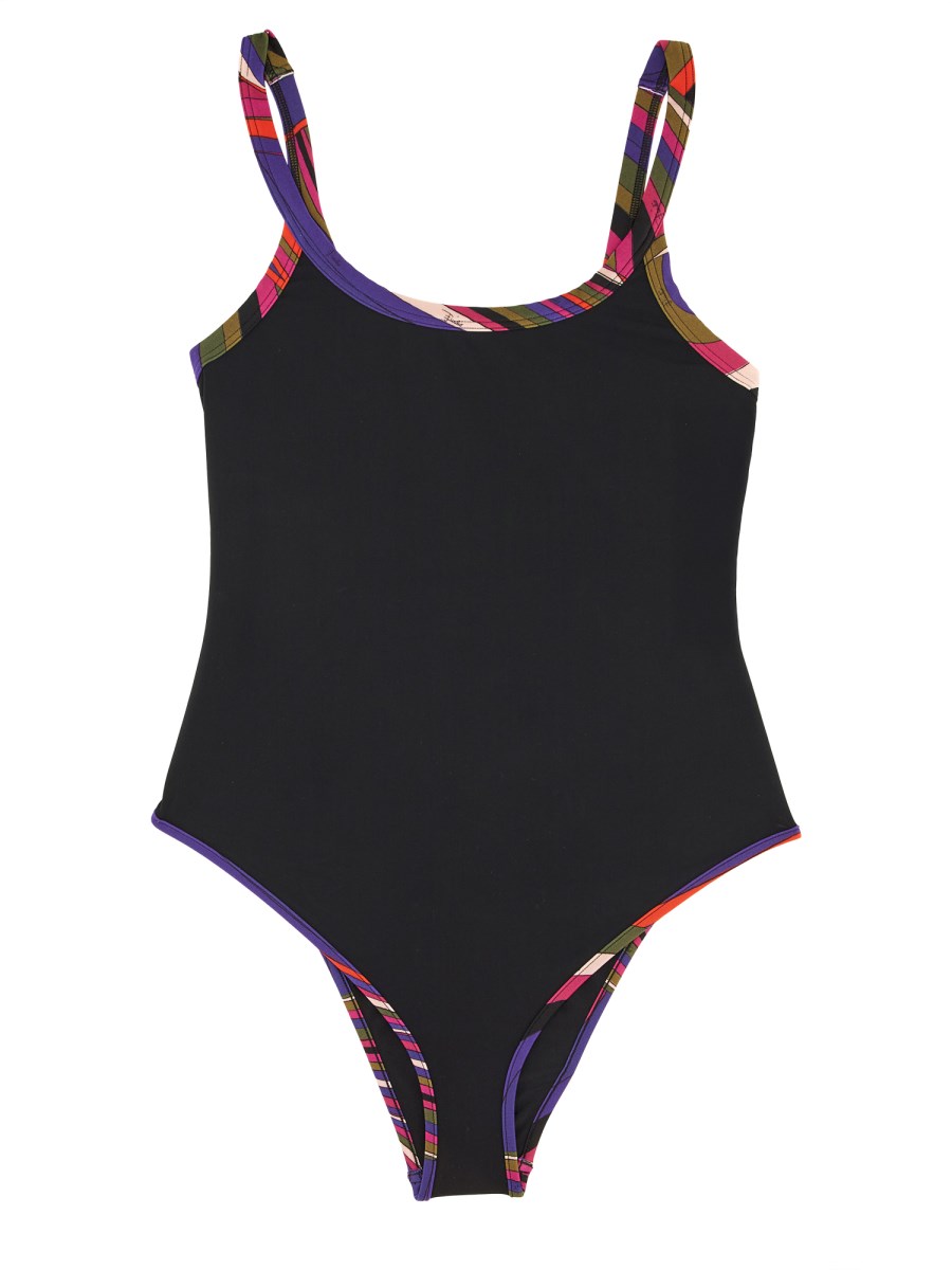 COSTUME INTERO CON BORDI STAMPATI