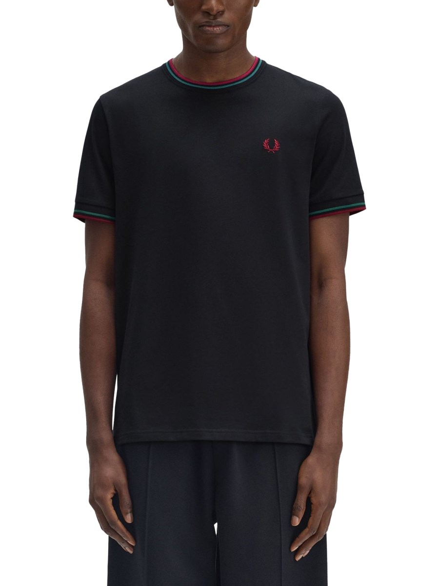 T-SHIRT CON DOPPIA RIGA