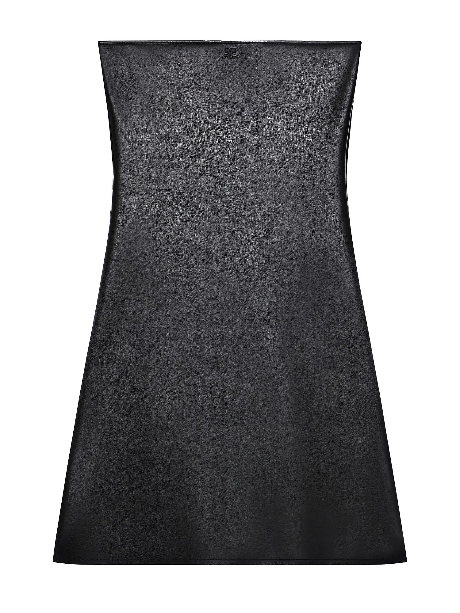 Courrèges Mini "bustier Lingerie" Dress In Black