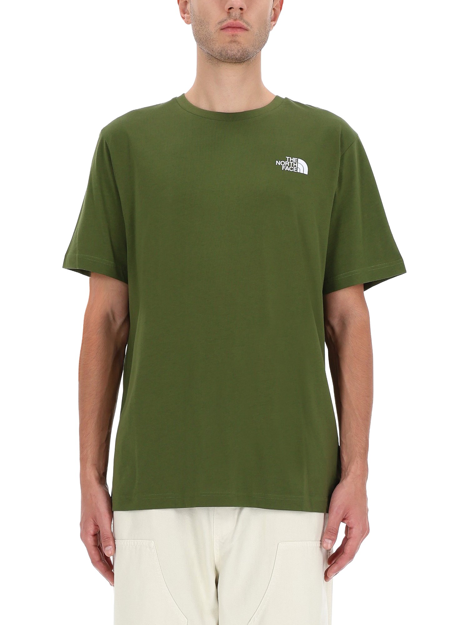The North Face T-shirt With Logo In Green