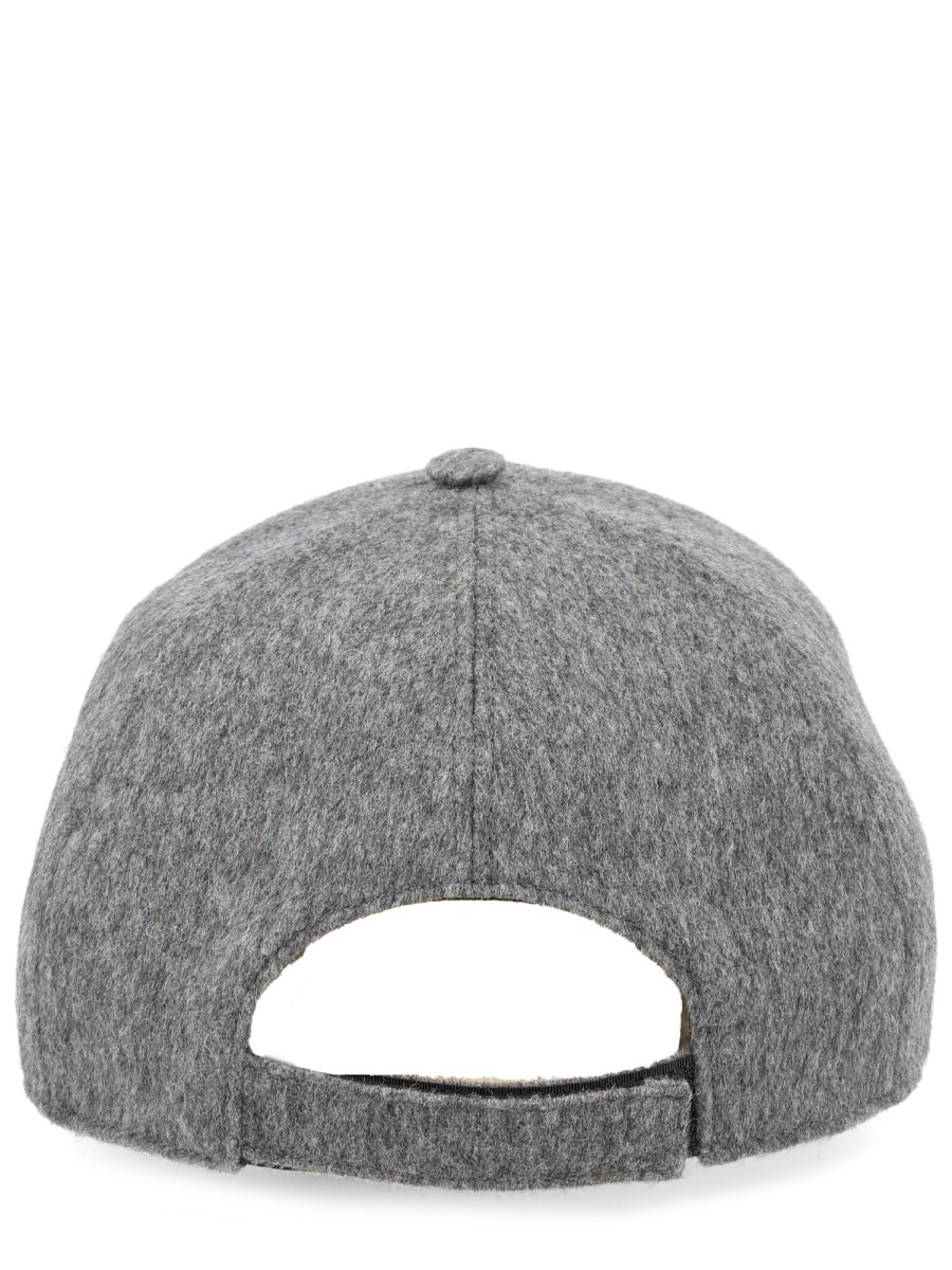 CAPPELLO DA BASEBALL IN LANA E CASHMERE