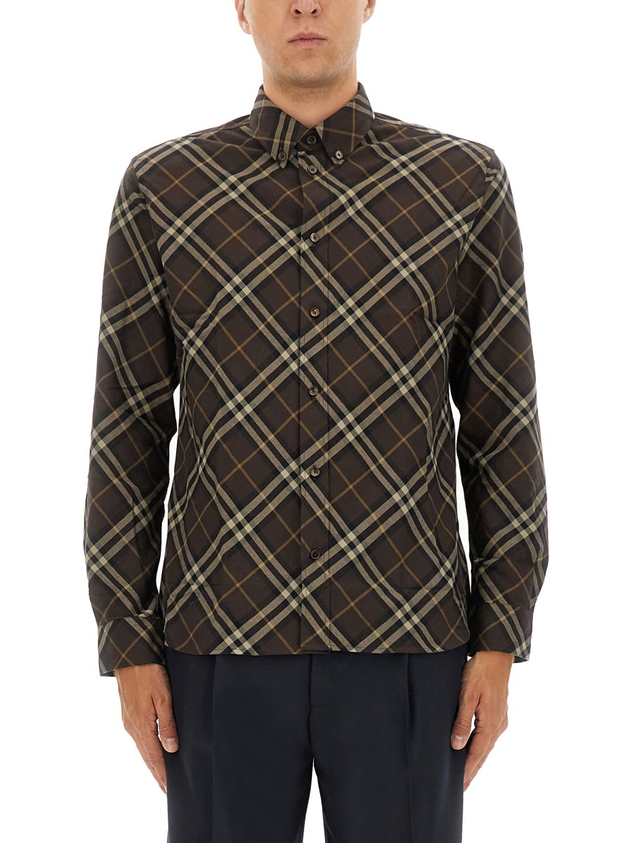 CAMICIA IN FLANELLA DI COTONE CHECK 