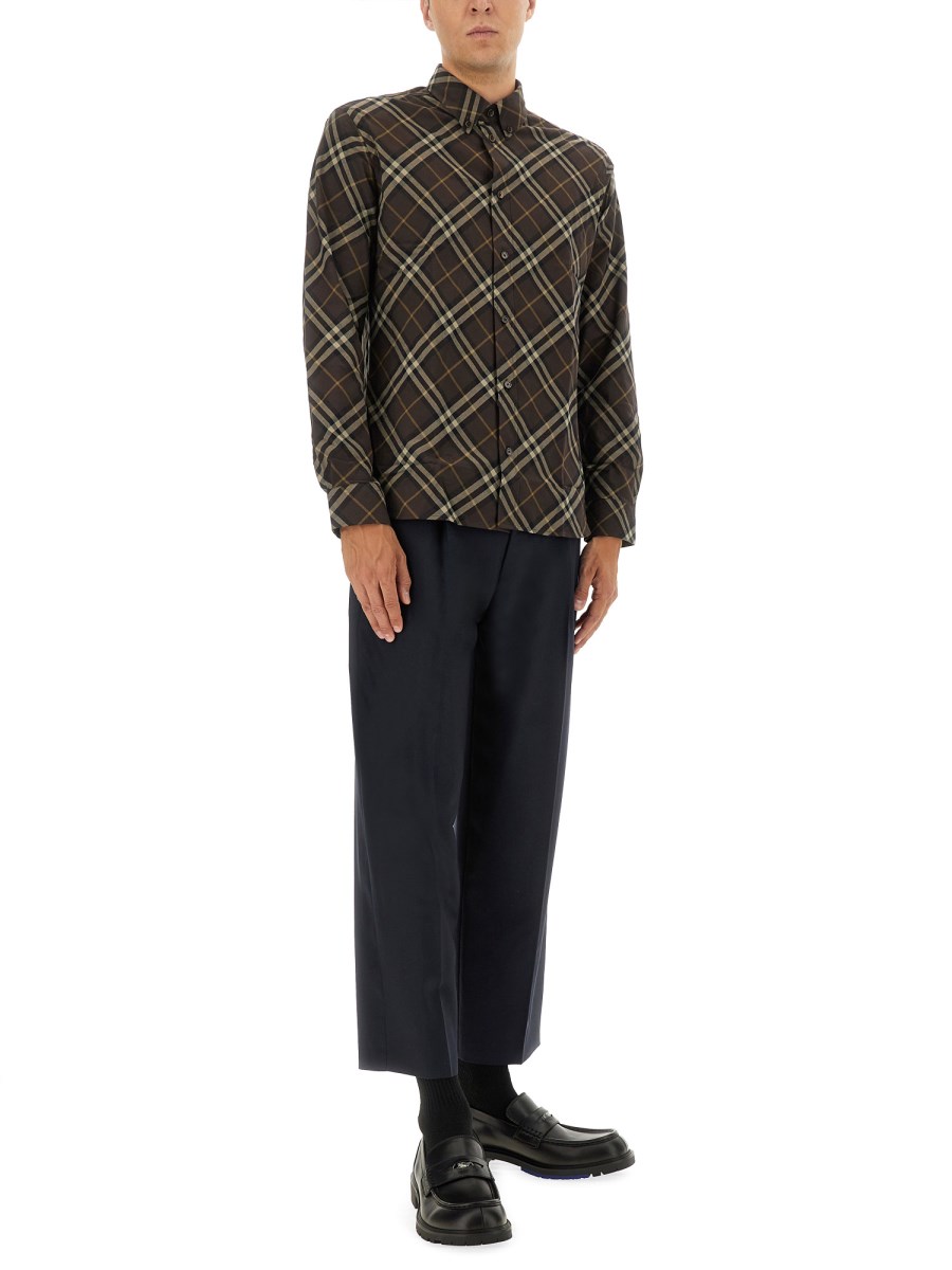 CAMICIA IN FLANELLA DI COTONE CHECK 