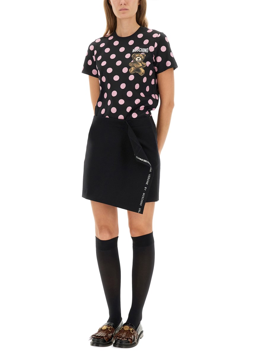 T-SHIRT TEDDY POLKA DOTS