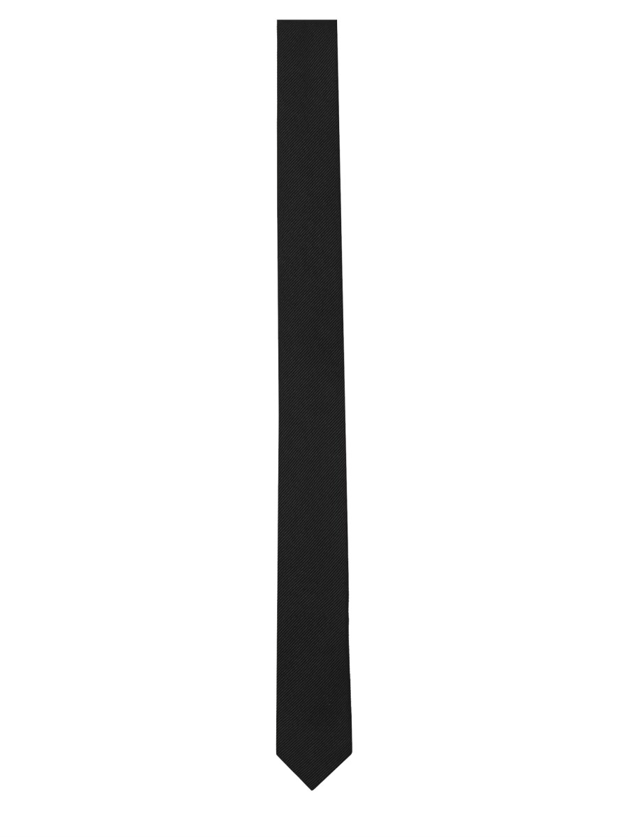 CRAVATTA SKINNY EVENING CON LOGO