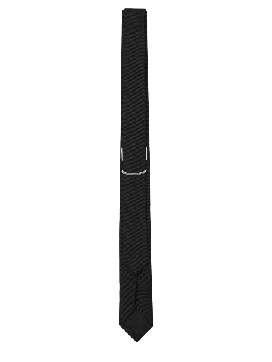 CRAVATTA SKINNY EVENING CON LOGO