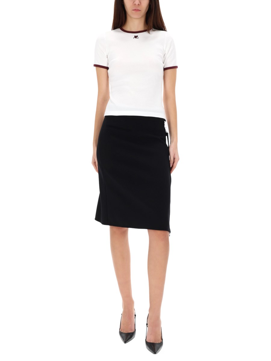 T-SHIRT SIGNATURE CONTRAST