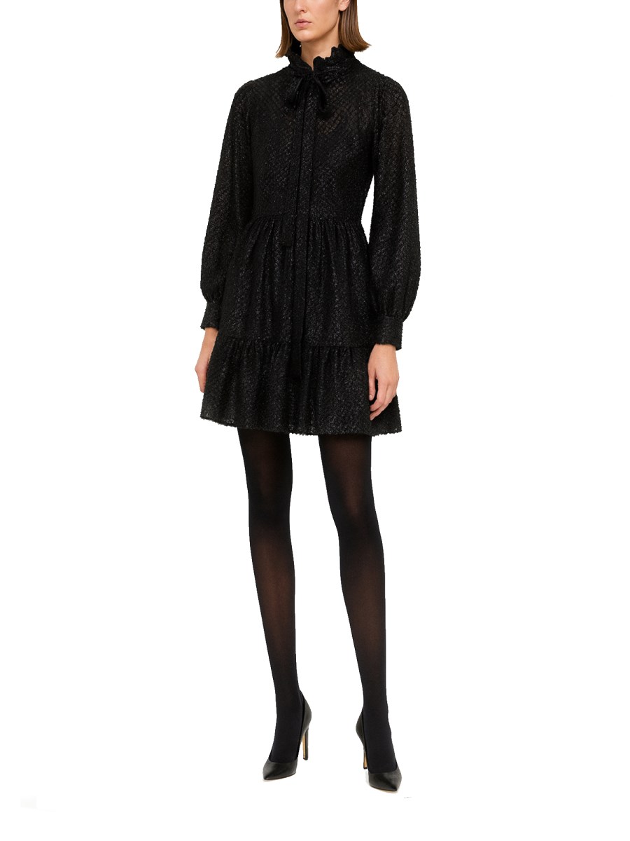 ABITO MINI SEMITRASPARENTE