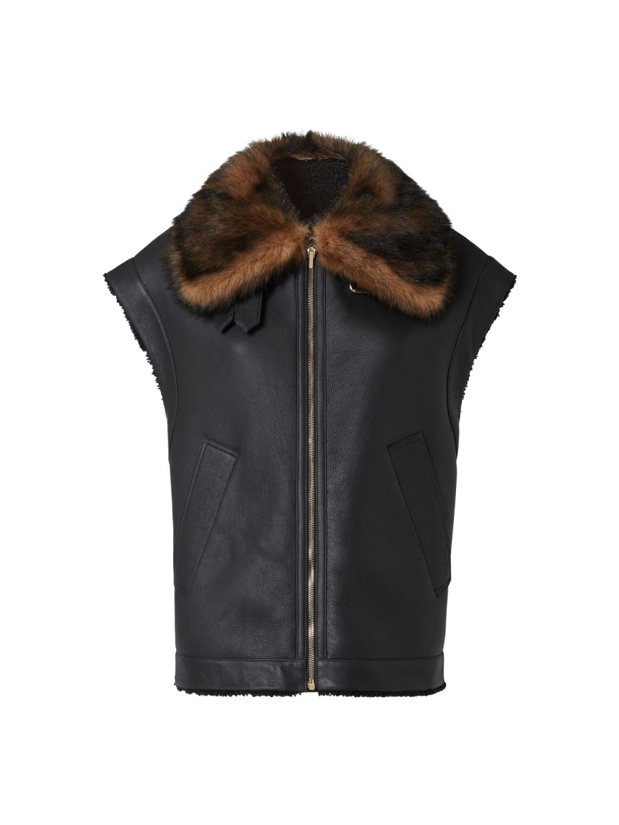 GILET IN PELLICCIA DI MONTONE