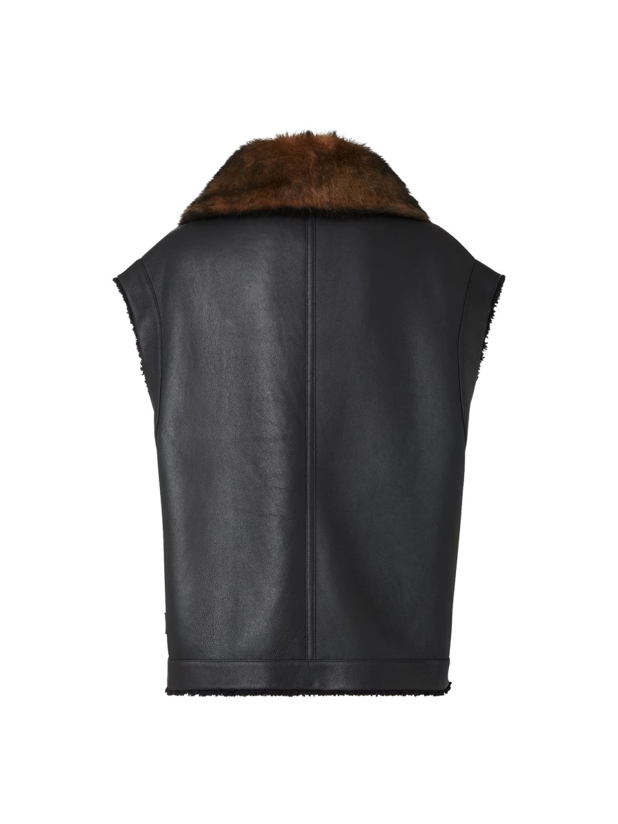 GILET IN PELLICCIA DI MONTONE