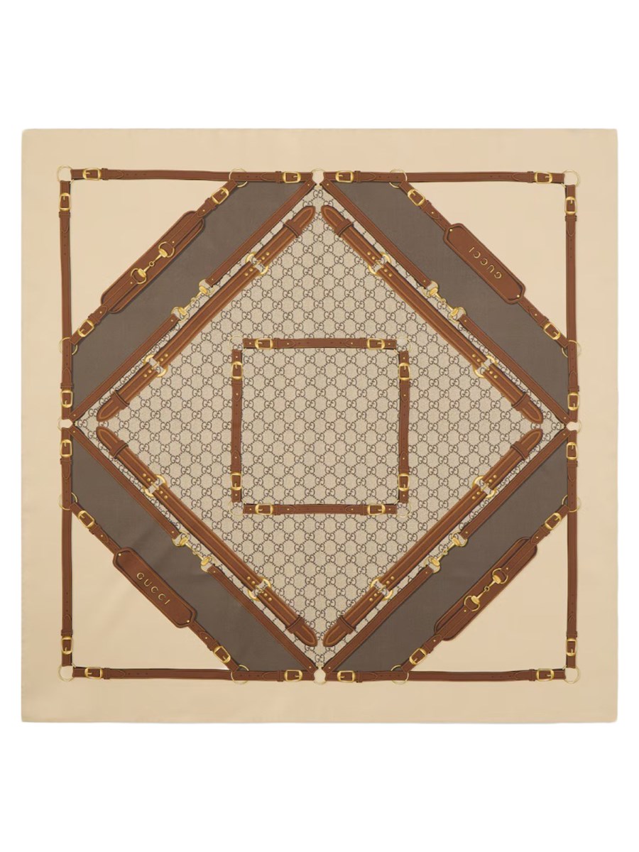 CARRÉ IN SETA STAMPATA