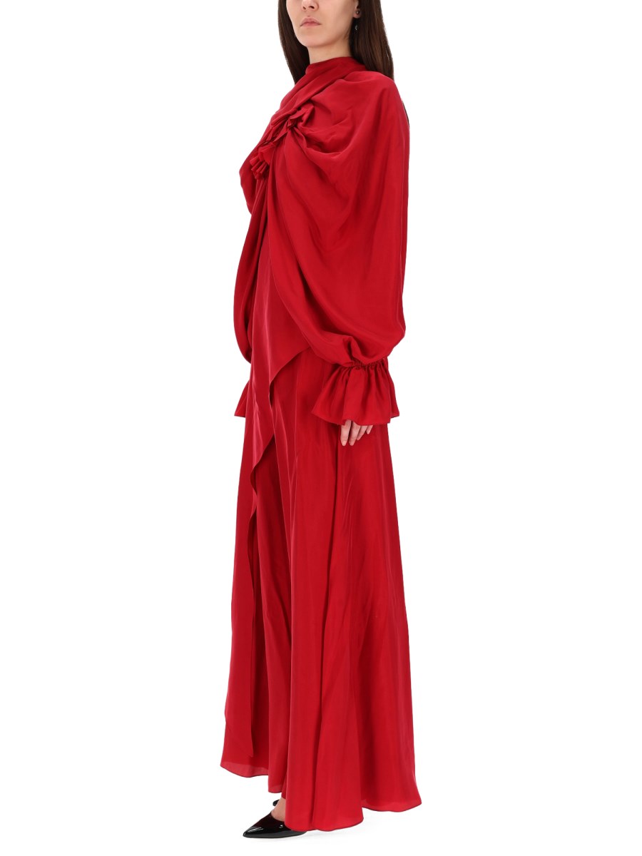 ABITO LUNGO DA SERA DRAPPEGGIATO