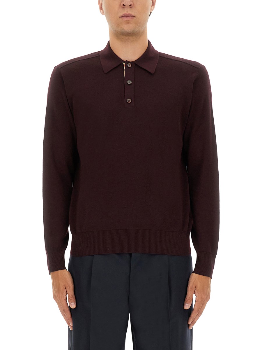 MAGLIA CON COLLETTO POLO