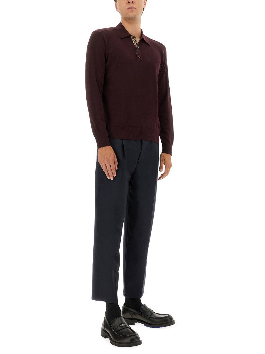 MAGLIA CON COLLETTO POLO