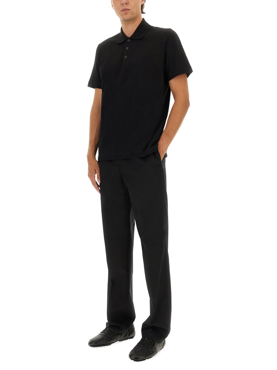POLO IN JACQUARD FF PIQUET