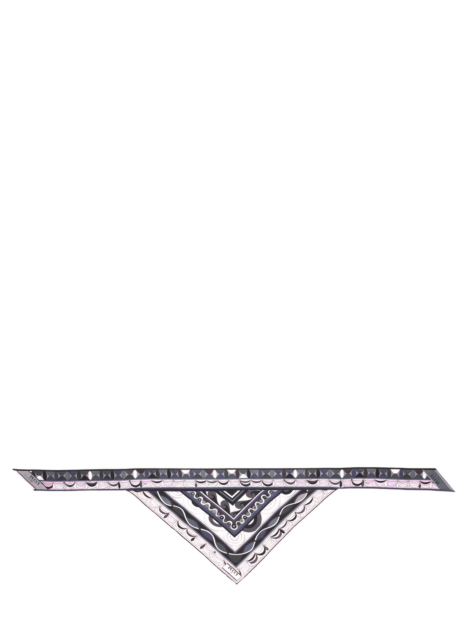 Bandeau" triangle scarf in print mix - pucci - Modalova