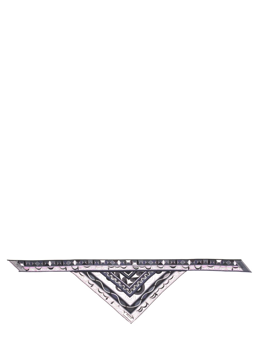 FOULARD TRIANGOLO BANDEAU IN MIX DI STAMPE